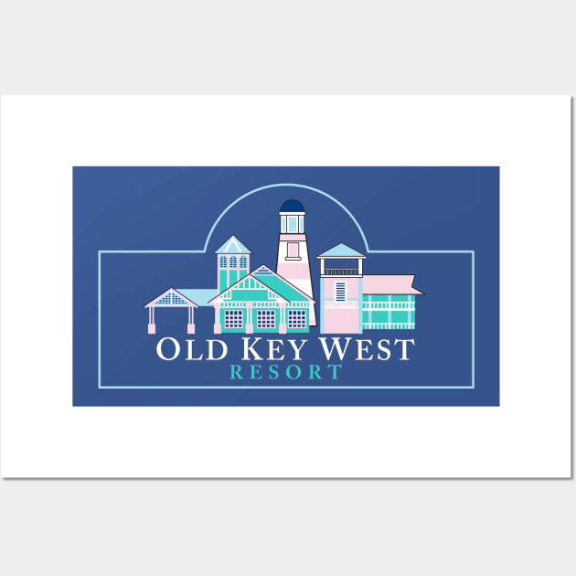 Old Key West Resort II Wall Art by Lunamis